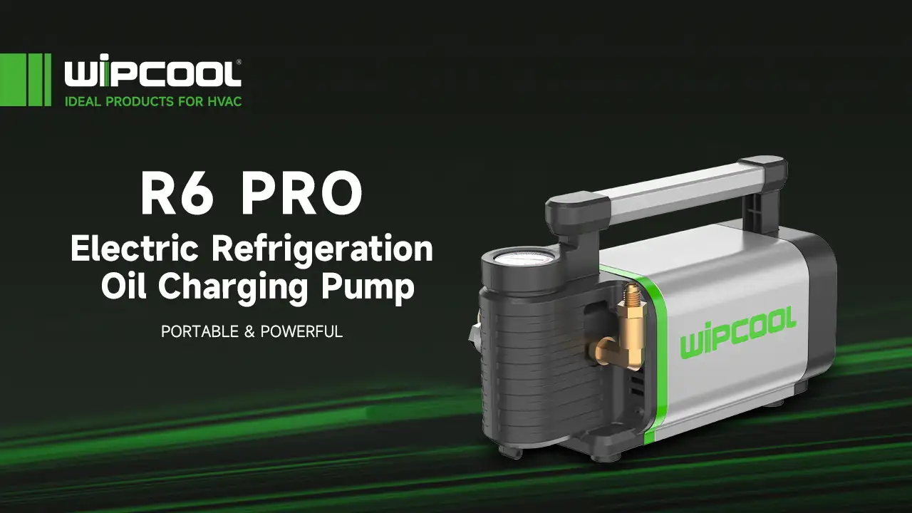 WIPCOOL R6 PRO — электрический насос для заправки холодильного масла