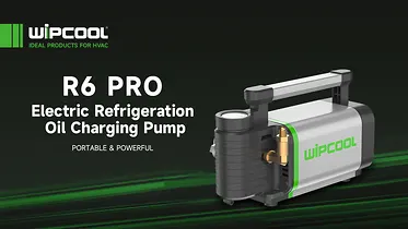 WIPCOOL R6 PRO — электрический насос для заправки холодильного масла